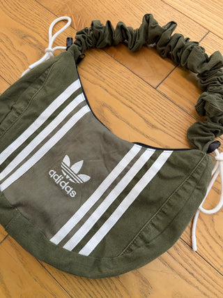 リメイク ショルダーメレンゲバッグ【サイズ調節可】【カーキ系】#51