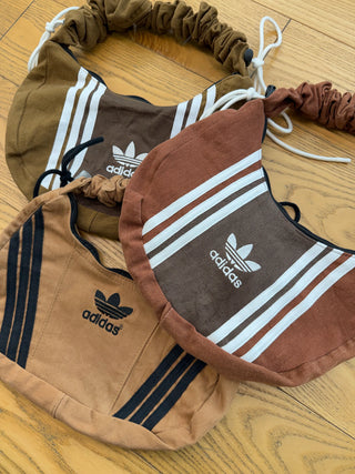 リメイク ショルダーメレンゲバッグ【サイズ調節可】【ブラウン系】#53