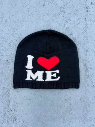 I LOVE ME ロゴ ビーニー