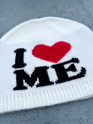 I LOVE ME ロゴ ビーニー