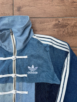 リメイクデニムチャイニーズトラックジャケット ブルー #2