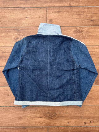 リメイクデニムチャイニーズトラックジャケット ブルー #2