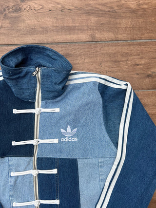 リメイクデニムチャイニーズトラックジャケット ブルー #2