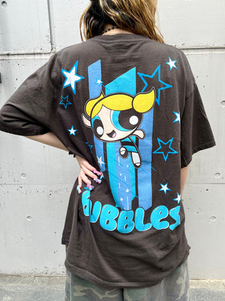 パワーパフガールズ  バブルス Tシャツ【パワパフ アニメTEE】
