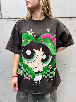 パワーパフガールズ  バターカップ Tシャツ【パワパフ アニメTEE】