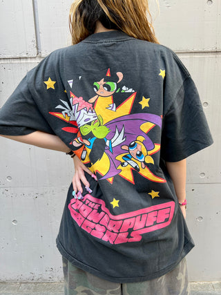 パワーパフガールズ  グループ Tシャツ【パワパフ アニメTEE】
