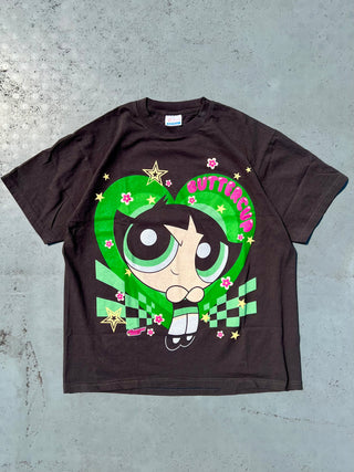 パワーパフガールズ  バターカップ Tシャツ【パワパフ アニメTEE】