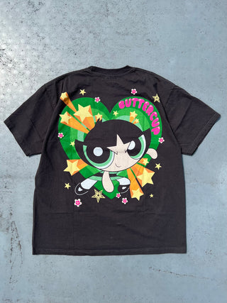 パワーパフガールズ  バターカップ Tシャツ【パワパフ アニメTEE】