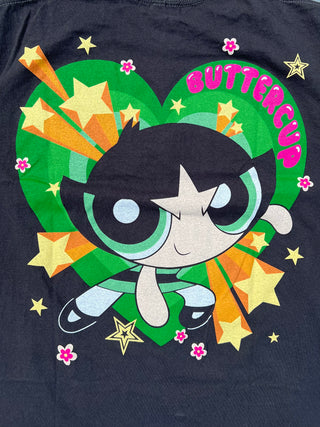 パワーパフガールズ  バターカップ Tシャツ【パワパフ アニメTEE】