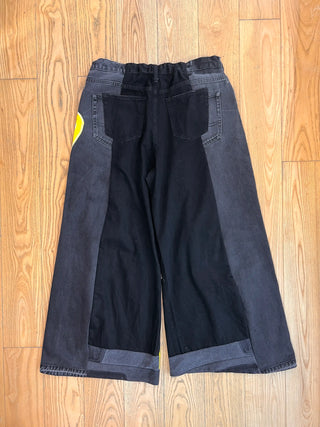 リメイクナンバリングパッチデニムパンツ #3