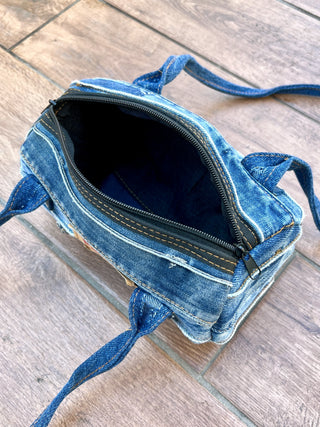 リメイクパッチミニボストンバッグ