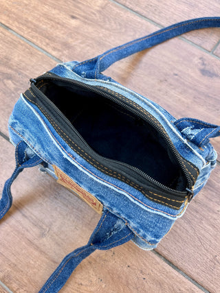 リメイクパッチミニボストンバッグ