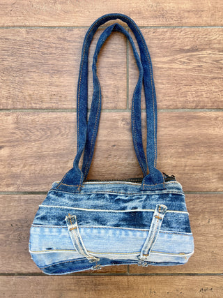 リメイクパッチミニボストンバッグ