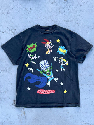 パワーパフガールズ  グループ Tシャツ【パワパフ アニメTEE】