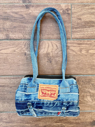 リメイクパッチミニボストンバッグ