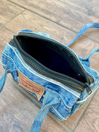 リメイクパッチミニボストンバッグ