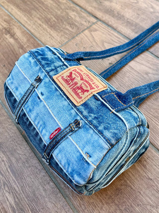 リメイクパッチミニボストンバッグ