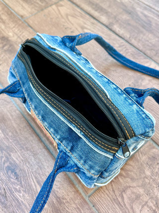 リメイクパッチミニボストンバッグ