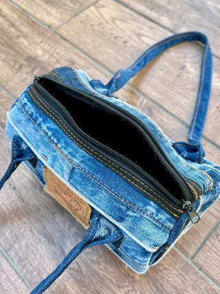 リメイクパッチミニボストンバッグ