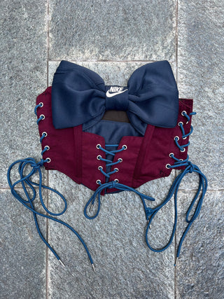 リメイク リボン コルセット トップ【一点モノ】#12