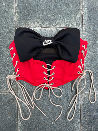 リメイク リボン コルセット トップ【一点モノ】#15