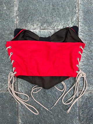 リメイク リボン コルセット トップ【一点モノ】#15