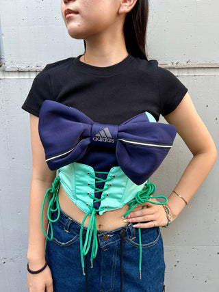 リメイク リボン コルセット トップ【一点モノ】#14