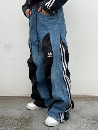 リメイク 4ジップ デニムパンツ【ユニセックス/5カラー】