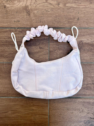 リメイク 2WAY ショルダーメレンゲバッグ【サイズ調節可】【ピンク系】#77