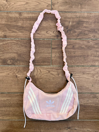 リメイク 2WAY ショルダーメレンゲバッグ【サイズ調節可】【ピンク系】#77