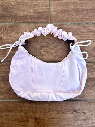 リメイク 2WAY ショルダーメレンゲバッグ【サイズ調節可】【ピンク系】#77