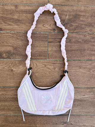 リメイク 2WAY ショルダーメレンゲバッグ【サイズ調節可】【ピンク系】#77