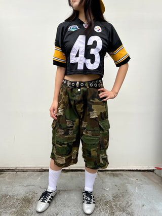 DAMAGE CARGO CAMO SHORTS　