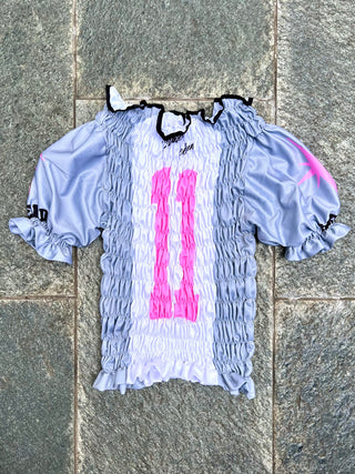 リメイク ユニフォーム フルギャザー トップス【一点モノ】