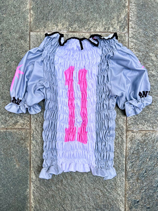 リメイク ユニフォーム フルギャザー トップス【一点モノ】