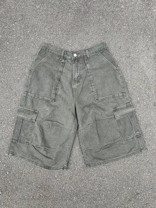 OVERDYED CARGO WIDE SHORTS