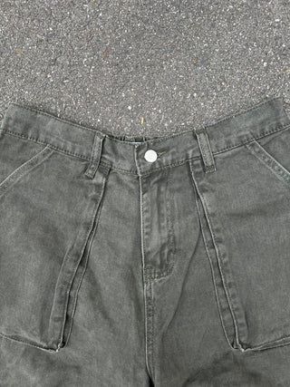 OVERDYED CARGO WIDE SHORTS