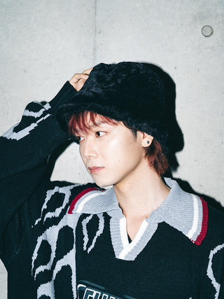 シャギーカラーファーハット