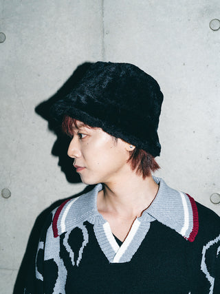 シャギーカラーファーハット