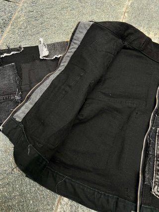 リメイク パッチワーク デニム ジャケット【一点モノ】