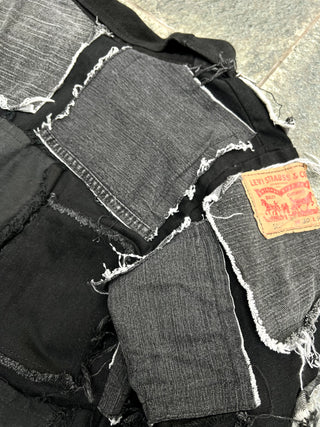 リメイク パッチワーク デニム ジャケット【一点モノ】