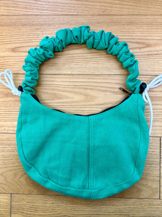 リメイク ショルダーメレンゲバッグ【サイズ調節可】【グリーン系】#40