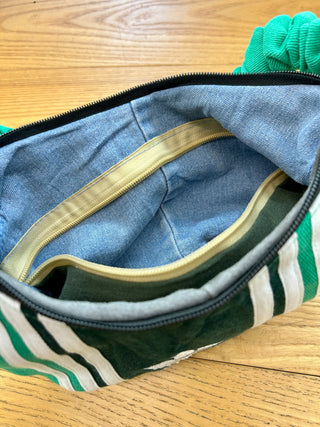 リメイク ショルダーメレンゲバッグ【サイズ調節可】【グリーン系】#40