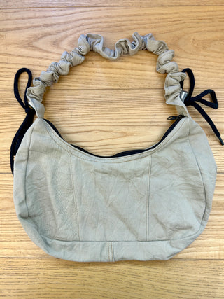 リメイク ショルダーメレンゲバッグ【サイズ調節可】【ベージュ系】#39