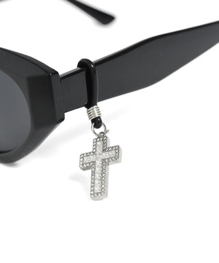 LITTLE SEONGSU CAT-EYE CHARM SUNGLASS