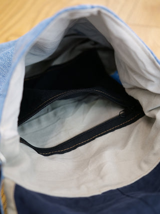 REMAKE FLAP DENIM SHOULDER BAG #3