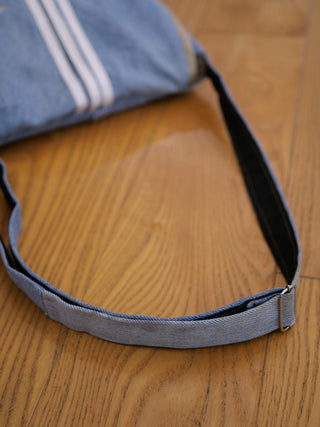 REMAKE FLAP DENIM SHOULDER BAG #3