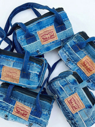 リメイクパッチミニボストンバッグ