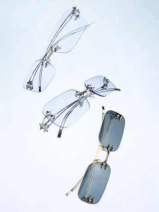 リトルソンス リムレス サングラス【ユニセックス/3カラー】タイプ1