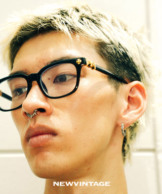 NEWVINTAGE CROSS ICON SUNGLASSES